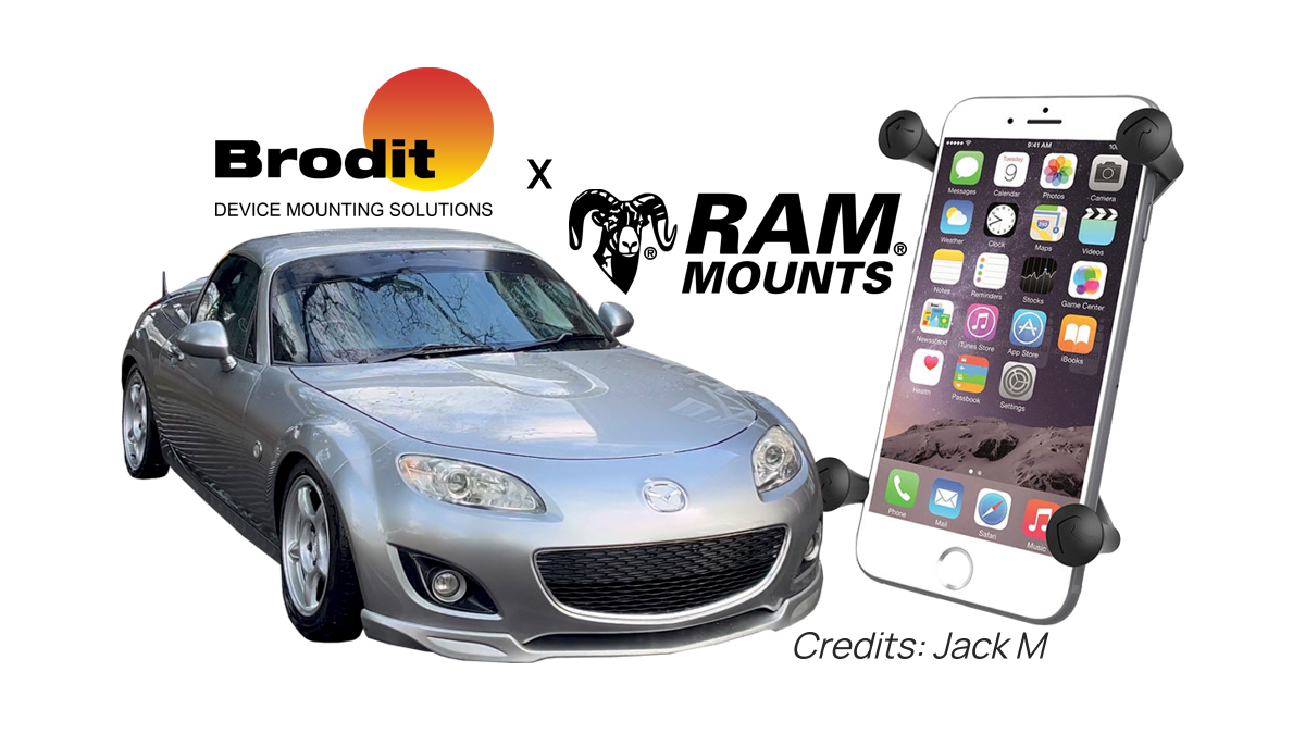 Mazda MX-5 MK3/NC – Phone Mount Solution